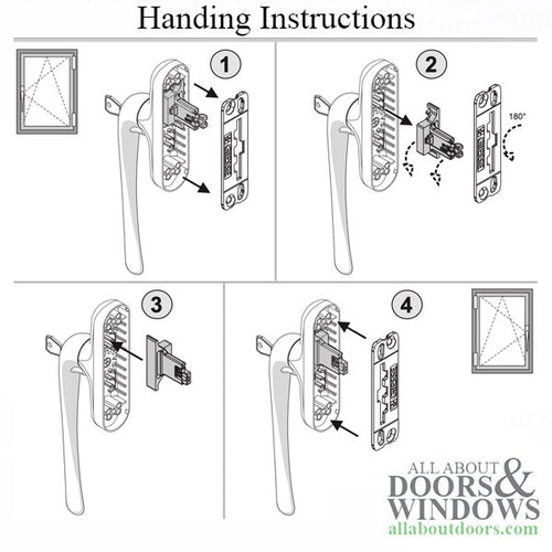 Keyed Long Handle Tilt Turn Giesse 01209 Long Handle Tilt Turn Prima Key Cremone - Keyed Long Handle Tilt Turn Giesse 01209 Long Handle Tilt Turn Prima Key Cremone