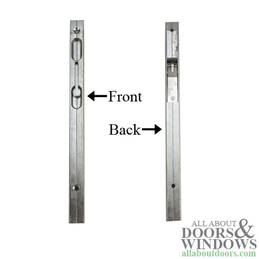 Manual Flush Bolt - Mill-In - Silver