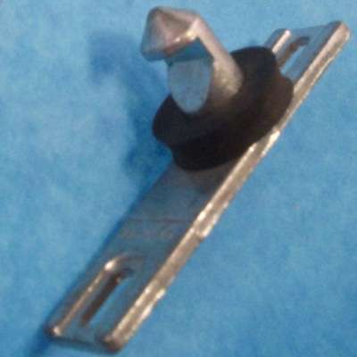 Diecast Keeper for Sliding Patio Door with Rubber Bumper - Diecast Keeper for Sliding Patio Door with Rubber Bumper