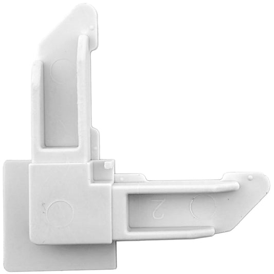 Window Screen Corner Key 3/8 Inch Frame, Plastic - White