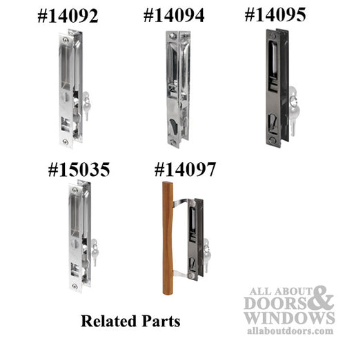 Diescast Keeper for Sliding Patio Door Narrow 1-11/16