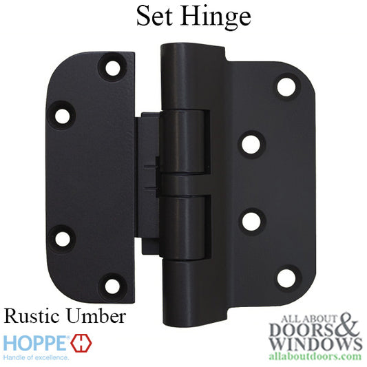 Hoppe F8709, 2009 Set Hinge, RHI / LHO- Rustic Umber