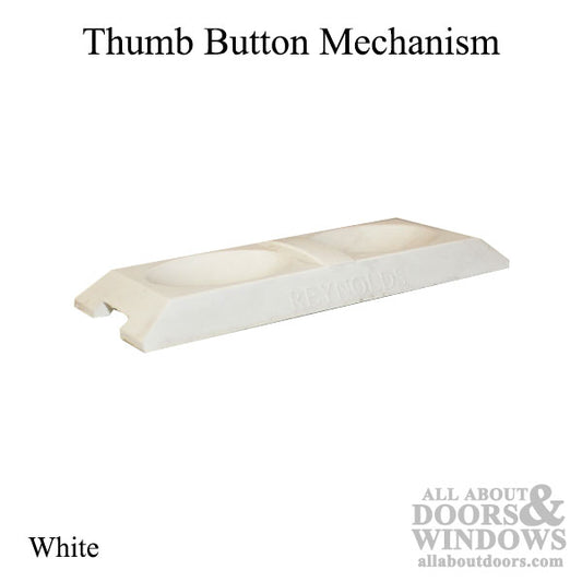 Thumb button mechanism for double hung window Tilt Latch - Choose Color