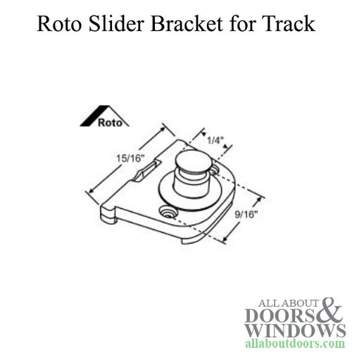 Roto Slider Bracket for Track - Roto Slider Bracket for Track