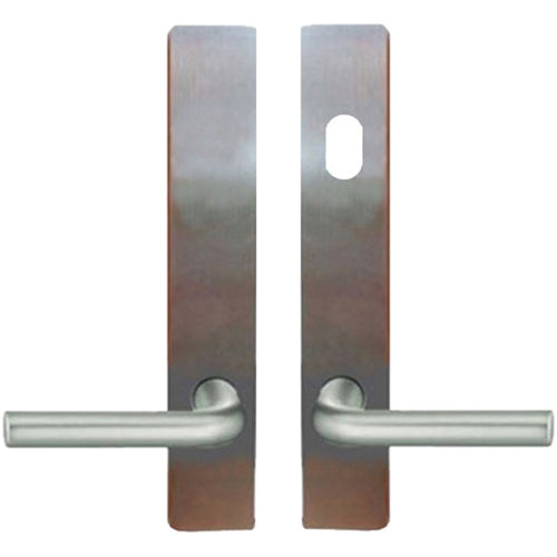 Andersen FSB 1075 Active Trim Set for Double Doors Stainless Steel Finish - Andersen FSB 1075 Active Trim Set for Double Doors Stainless Steel Finish