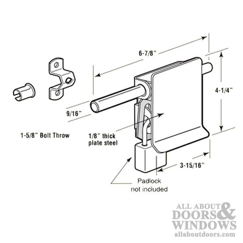 Tamper-Proof Lock for Garage and Shed - Tamper-Proof Lock for Garage and Shed