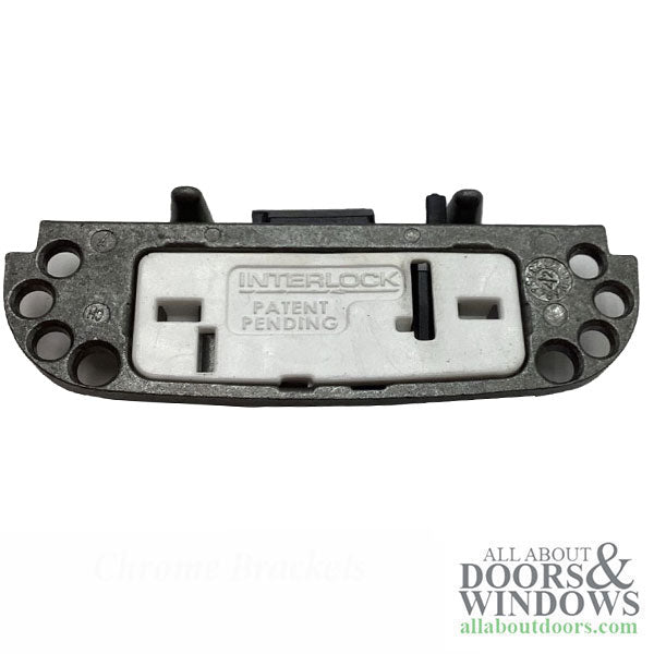 Interlock Tru-Latch spring loaded Double Hung sash lock mechanism - Interlock Tru-Latch spring loaded Double Hung sash lock mechanism