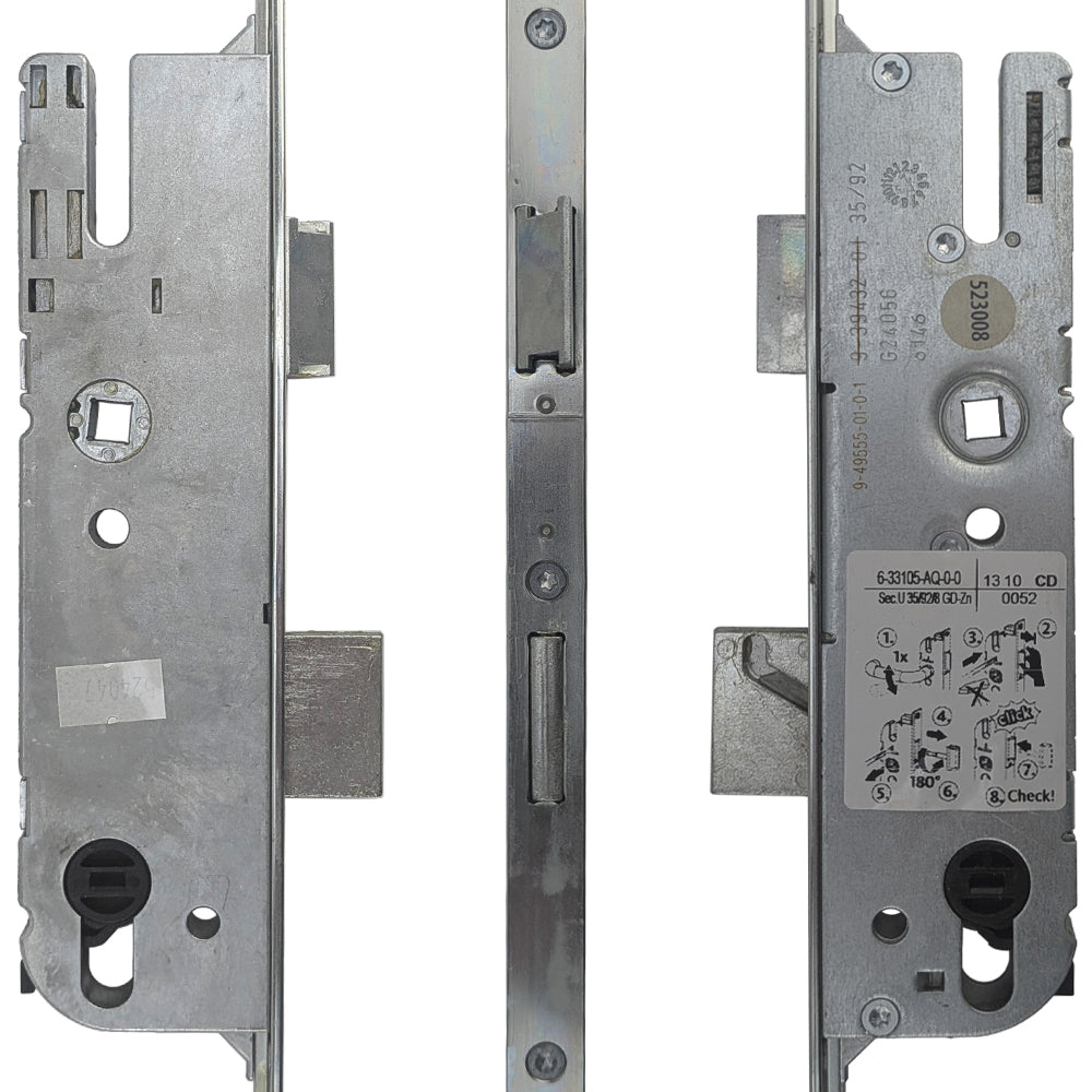 Rhino Active 35/92, Europa, 3 Point Hook Bolt - Silver Ferguard - Rhino Active 35/92, Europa, 3 Point Hook Bolt - Silver Ferguard