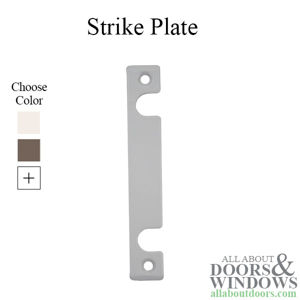 Truth Auxiliary 2 Hole Strike Plate Foot Bolt Keeper - Truth Auxiliary 2 Hole Strike Plate Foot Bolt Keeper