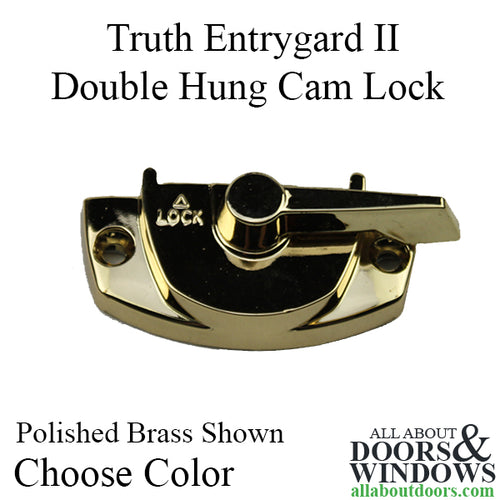 Truth 17.19.13.200  Double Hung Cam Lock,  Entrygard II, With Lugs - Truth 17.19.13.200  Double Hung Cam Lock,  Entrygard II, With Lugs