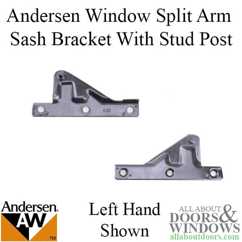 Andersen Bracket With Stud post, Left Hand - Andersen Bracket With Stud post, Left Hand