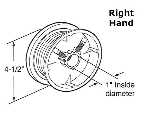 Torsion Spring Cable Drum, Garage Door - Right Hand - Torsion Spring Cable Drum, Garage Door - Right Hand