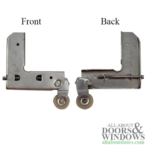 Corner Insert Roller Assembly with 1 Inch Nylon Wheel for Sliding Screen Door - Corner Insert Roller Assembly with 1 Inch Nylon Wheel for Sliding Screen Door