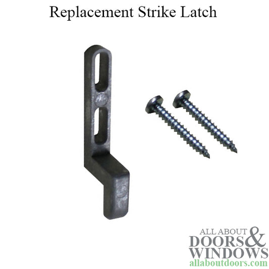 Replacement Strike Latch for Sliding Screen Door Latch Set - DISCONTINUED