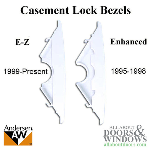 Andersen Window - Improved E-Z Casement Lock Bezel - Brass - Andersen Window - Improved E-Z Casement Lock Bezel - Brass