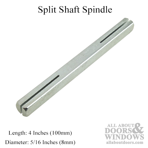 Split Shaft Spindle, 5/16