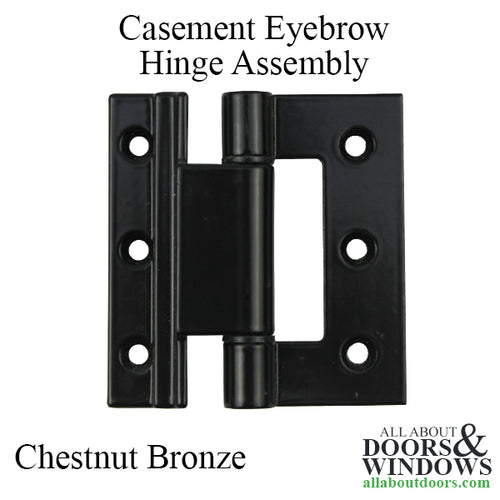 Weather Shield Casement Eyebrow Hinge Assembly - Chestnut Bronze - Weather Shield Casement Eyebrow Hinge Assembly - Chestnut Bronze