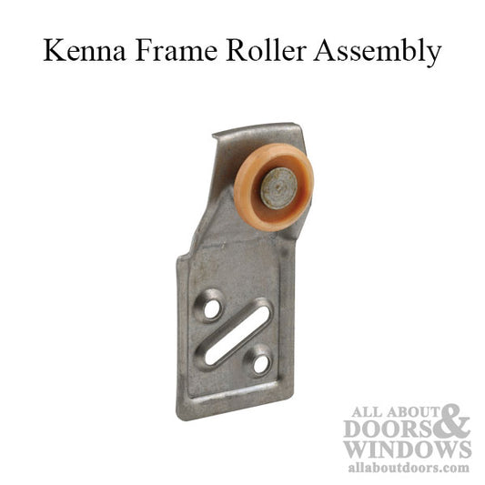 Kenna Frame Sliding Closet Door Roller 15/16 Inch Wheel 7/16 Inch Offset
