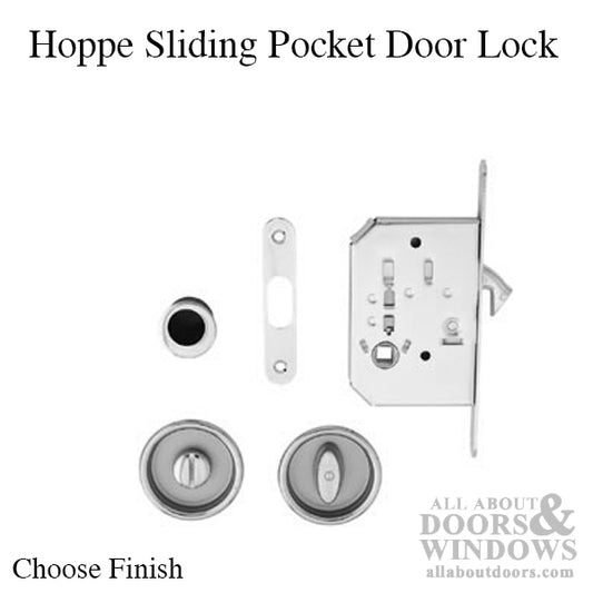 Hoppe HBL M492 Privacy, Sliding Pocket Door Lock - Choose Finish