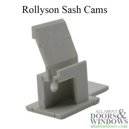 Rollyson Custom Sash Cams, Pairs, 1 left & 1 right - White