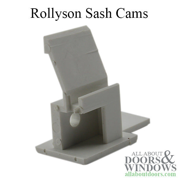 Rollyson Custom Sash Cams, Pairs, 1 left & 1 right - White - Rollyson Custom Sash Cams, Pairs, 1 left & 1 right - White