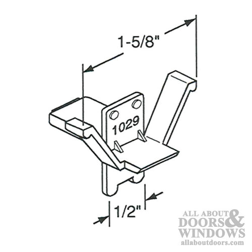 Window Screen Retainer Clip 1-5/8