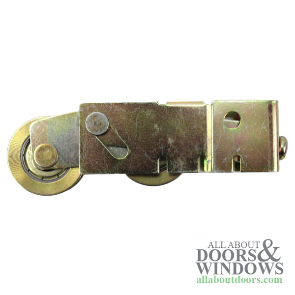 Sliding Glass Door Tandem Concave Roller with Adjustable Plain Back Housing and 1.75 Inch Wheel Diameter - Sliding Glass Door Tandem Concave Roller with Adjustable Plain Back Housing and 1.75 Inch Wheel Diameter