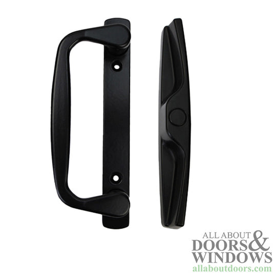 Sliding Glass Door Handle No Key 3-15/16 Inch Screw Hole Spacing	Sliding Door Handle