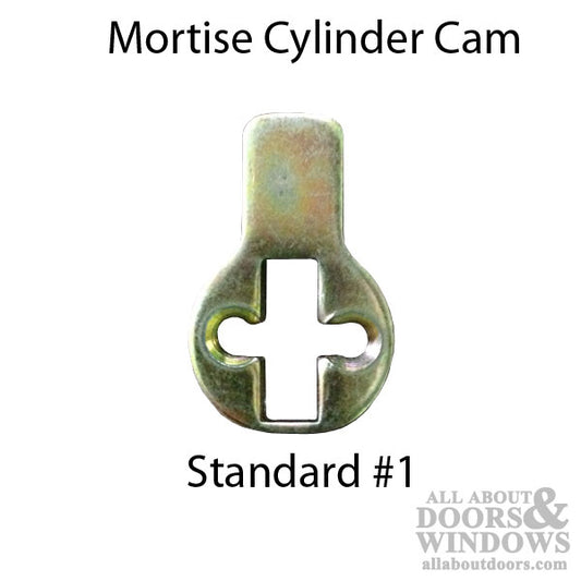 Mortise Cam Cylinder Standard Tail Piece