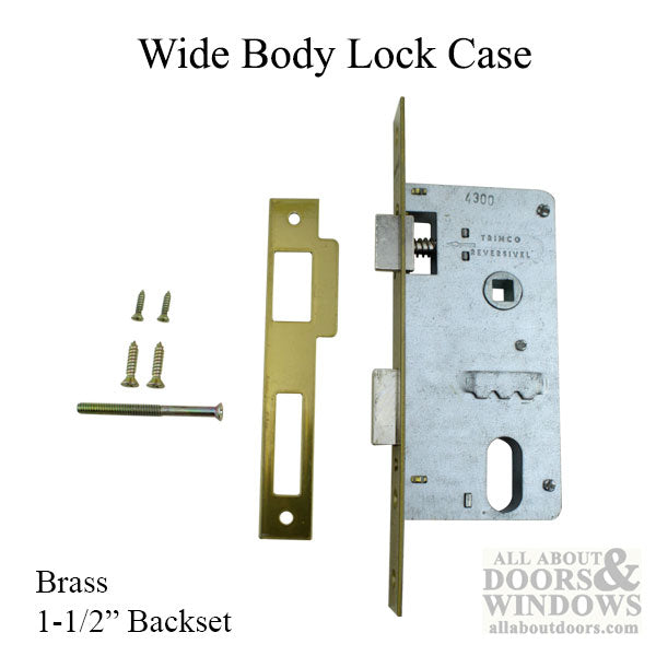 Papaiz Wide Body Mortise Lock Case - Papaiz Wide Body Mortise Lock Case