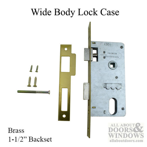 Papaiz Wide Body Mortise Lock Case - Papaiz Wide Body Mortise Lock Case