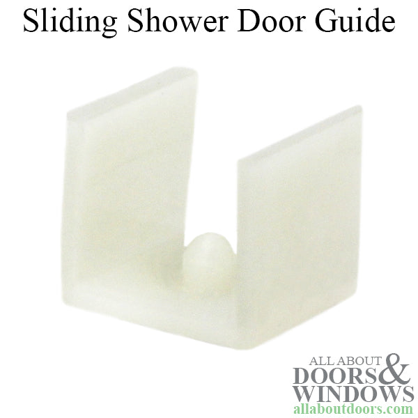 Sliding Shower Door Bottom Guide Nylon Sold in Pairs - Sliding Shower Door Bottom Guide Nylon Sold in Pairs