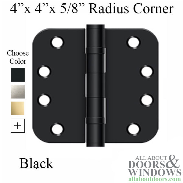 Deltana 4 x 4 x 3.3 x 5/8 Radius, Steel Ball Bearing, Radius Corners - Choose Color - Deltana 4 x 4 x 3.3 x 5/8 Radius, Steel Ball Bearing, Radius Corners - Choose Color