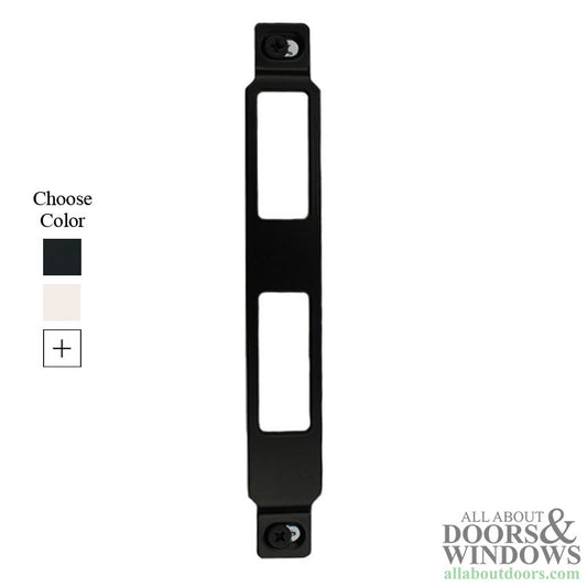 Larson Storm Door QuickFit Latch and Deadbolt Strike Plate 15/16 Inch x 6-7/8 Inch