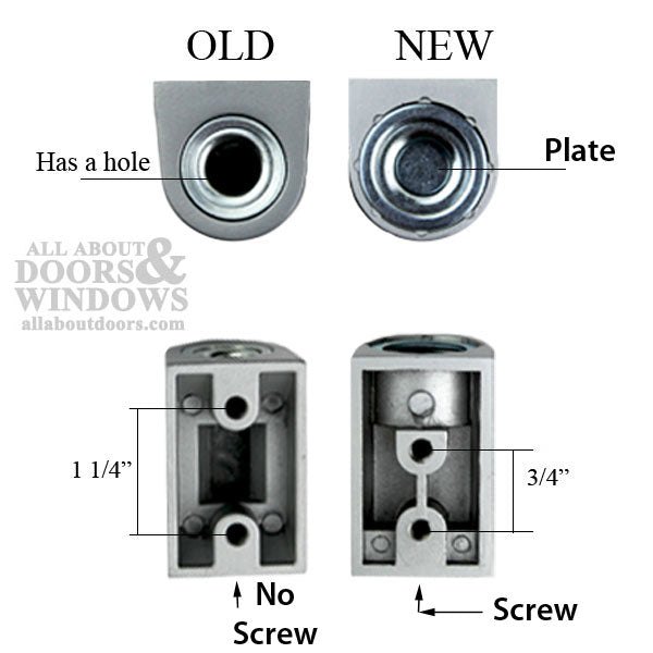 US Aluminum Storefront Pivot Hinge Kit - Left - US Aluminum Storefront Pivot Hinge Kit - Left