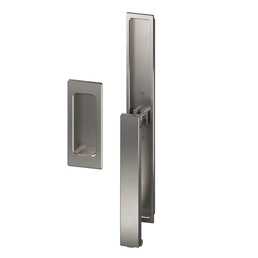 HOPPE Folding Handle and Pull for Lift and Slide Door System - Alpine Frost