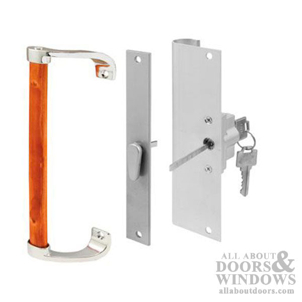 Keyed Sliding Patio Door Handle Set 6-7/8