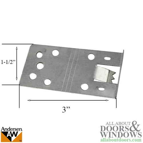 Andersen Side Jamb Clip For Perma Shield Narroline WIndows and Tilt Wash Windows - Andersen Side Jamb Clip For Perma Shield Narroline WIndows and Tilt Wash Windows