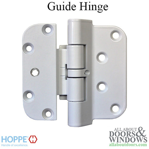 Hoppe F9010, 2009 Guide Hinge - White - Hoppe F9010, 2009 Guide Hinge - White