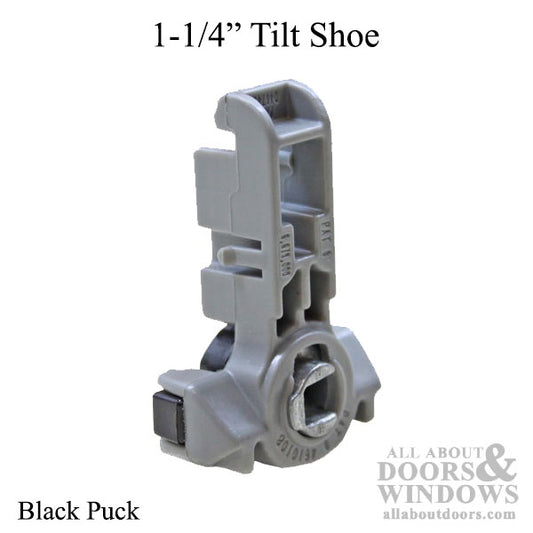 Tilt shoe, 1-1/4 - Black, Inverted Channel Balance