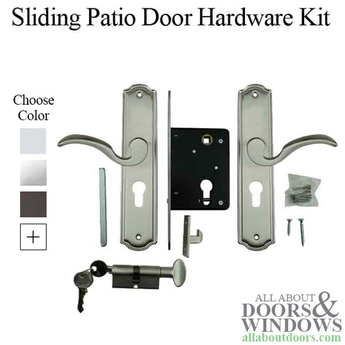 California Classic Replacement Sliding Patio Door Hardware Kit - California Classic Replacement Sliding Patio Door Hardware Kit