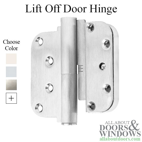 M3 Dual Adjustable Lift Off Hinge, Concealed Ball Bearings, Left Hand as Shown - M3 Dual Adjustable Lift Off Hinge, Concealed Ball Bearings, Left Hand as Shown