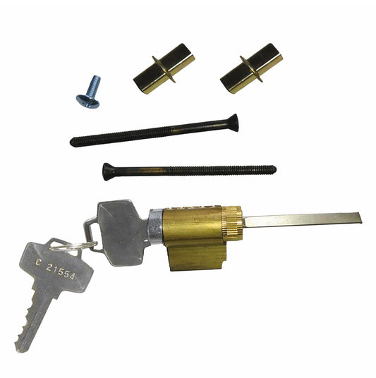 2-1/4 Conversion Kit: Weiser Keyed Cylinder