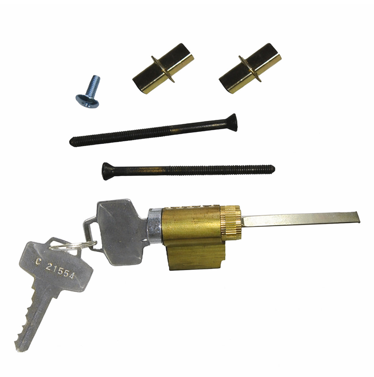 2-1/4 Conversion Kit: Weiser Keyed Cylinder - 2-1/4 Conversion Kit: Weiser Keyed Cylinder