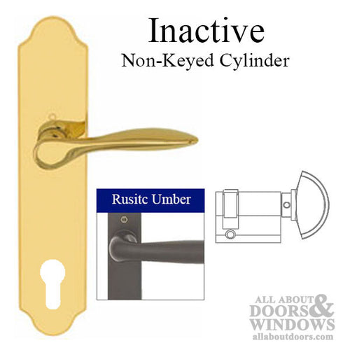 New Orleans M1610 / 3965N Inactive Handleset Rustic Umber - New Orleans M1610 / 3965N Inactive Handleset Rustic Umber