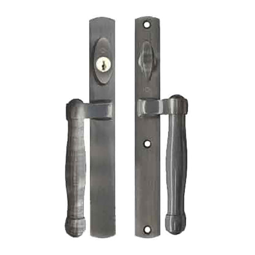 HOPPE HLS 9000 Sliding Door Handle Set Active Keyed Oil Rubbed Brass - HOPPE HLS 9000 Sliding Door Handle Set Active Keyed Oil Rubbed Brass