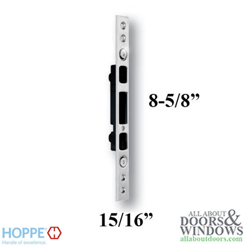 Hoppe Strike Plate for Swing Hook/Round Bolts - Stainless Steel - Hoppe Strike Plate for Swing Hook/Round Bolts - Stainless Steel