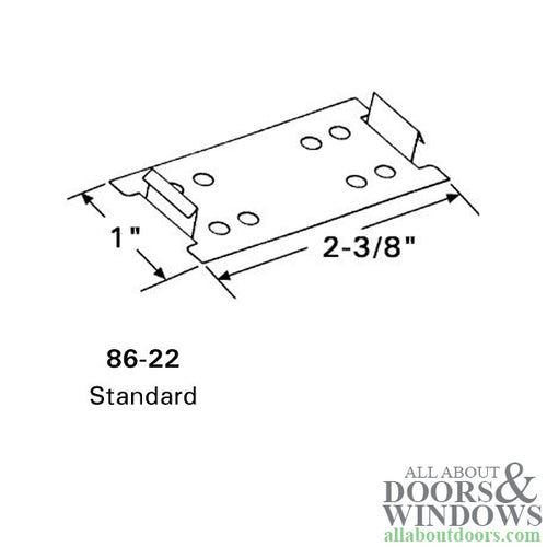 Shower door roller: 3/4  Wheel w/ Bracket - Shower door roller: 3/4  Wheel w/ Bracket