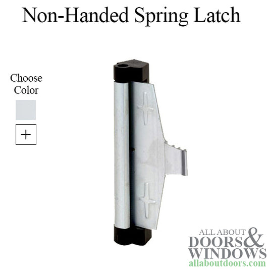 Non-Handed Spring Loaded Vertically Adjustable Flip Latch for Sliding Screen Door - Choose Color