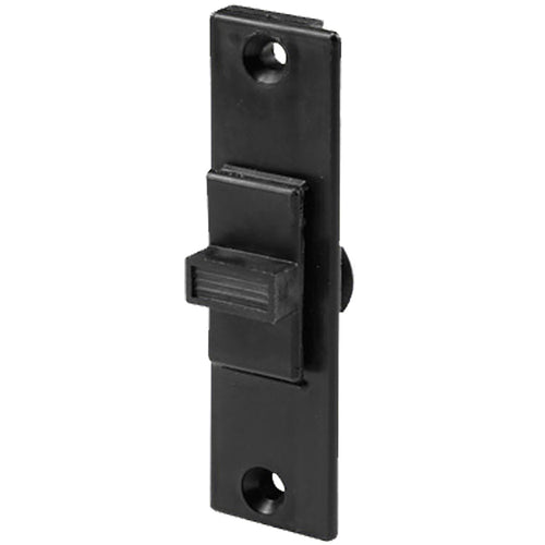 Non-Handed Latch with Steel Hook for Sliding Screen Door Black Finish - Non-Handed Latch with Steel Hook for Sliding Screen Door Black Finish
